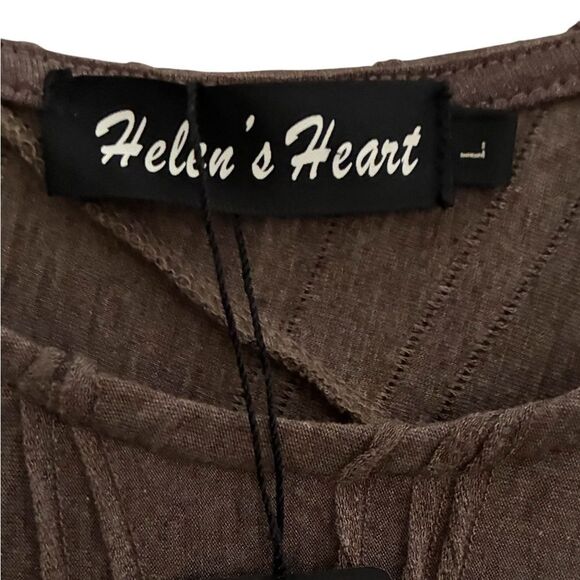 Helen’s Heart Elegant Brown Maxi Dress Size L - Picture 5 of 8